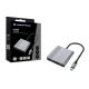 4. Conceptronic DONN13G stacja dokująca Przewodowa USB 3.2 Gen 1 (3.1 Gen 1) Type-C Szary