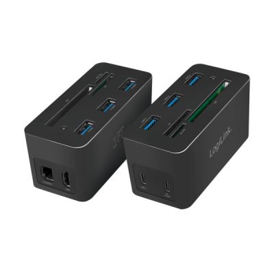 4. Logilink Stacja dokująca USB 3.2 (G1) HDMI, 10-portowa, PD4