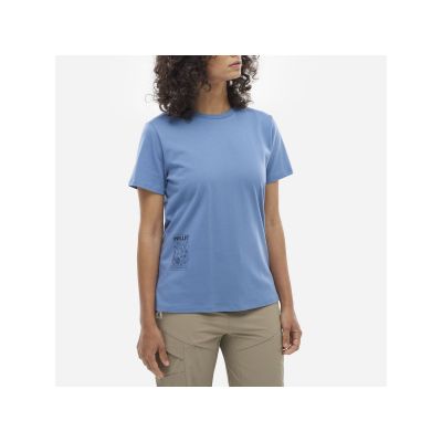 2. Koszulka damska MILLET Chamonix Flower Ts Ss W niebieska
