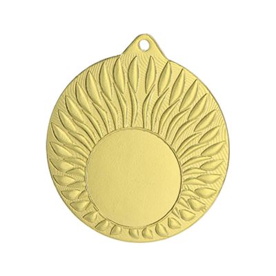3. Medal złoty ogólny z miejscem na emblemat 25 mm - stalowy