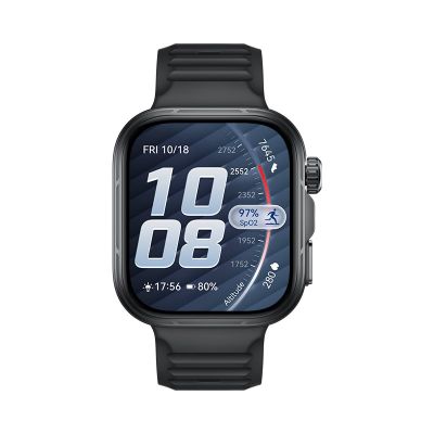 4. Huawei WATCH Fit 5 Pro 4,88 cm (1.92") AMOLED 44.5 mm Cyfrowy 480 x 408 px Ekran dotykowy Czarny GPS
