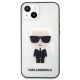 3. Etui Karl Lagerfeld Iconik Karl na iPhone 13 mini - przezroczyste