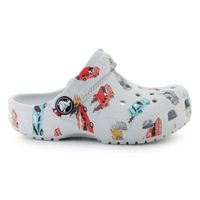 11. Klapki Crocs Classic Race Cars Graphic Jr 210992-1NN