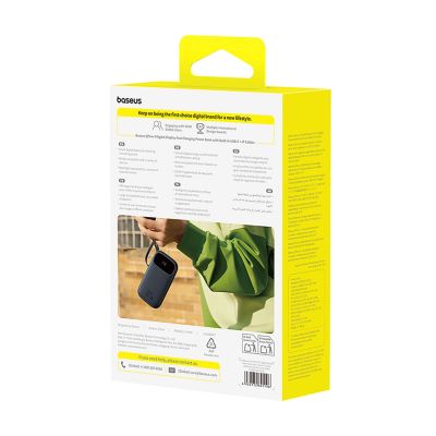 4. Powerbank Baseus EnerFill FC31 20000mAh 22.5W z wyświetlaczem cyfrowym i 2 wbudowanymi kablami (USB-C + Lightning) - czarny