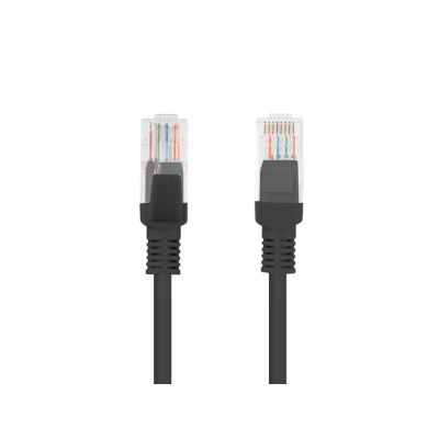 Patchcord UTP Lanberg PCU5-10CC-2000-BK (RJ45 - RJ45 ; 20m; UTP; kat. 5e; kolor czarny)