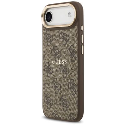 2. Etui Guess 4G PU Classic Logo MagSafe na iPhone 17 Air - brązowe
