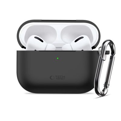 3. Etui Tech-Protect Silicone Hook na AirPods Pro 3 - czarne