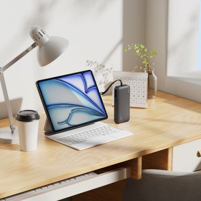19. Powerbank Cuktech LPB200N 40W 20000mAh ze zintegrowanym kablem - szary