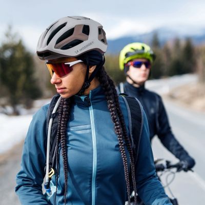 10. Kask rowerowy szosowy Wozinsky ultracienki 57-62 cm - taupe