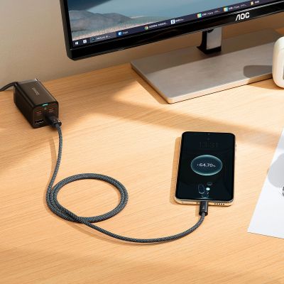 9. Baseus Dynamic Series kabel USB - USB Typ C 100W 1m szary (CALD000616)