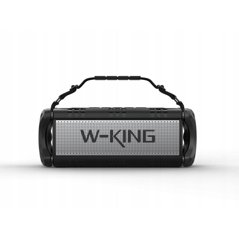 Głośnik bezprzewodowy Bluetooth W-KING D8 czarno -srebrny
