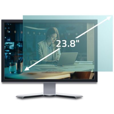 2. Qoltec Filtr światła niebieskiego 23.8" | 16:9 | Ochrona wzroku | Anti Glare | Matowy | na monitor