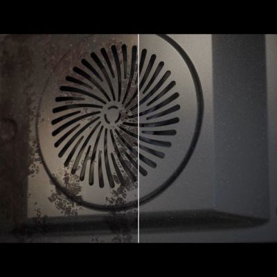 10. Piekarnik parowy z funkcją pary SteamBake ELECTROLUX EOD6F77WZ czarny czyszczenie kataliza ciche domykanie