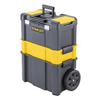 5. Stanley Essential Twarda kaseta na narzędzie Plastik Szary, Żółty