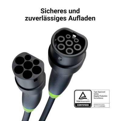 3. Kabel EV Green Cell GC Snap Type 2 22kW 5m