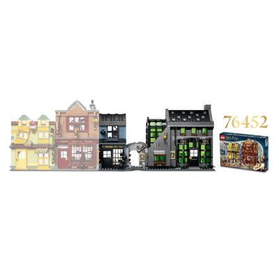 6. LEGO Harry Potter 76471 - Magiczne sklepy na ulicy Śmiertelnego Nokturnu