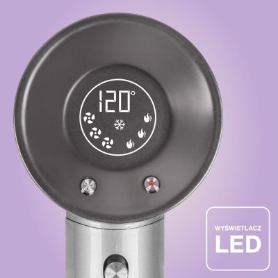 10. ELDOM SUSZARKA DO WŁOSÓW HT280 1500 W WYŚW.LED