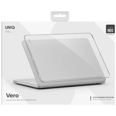 2. Etui UNIQ Vero na MacBook Neo - przezroczyste