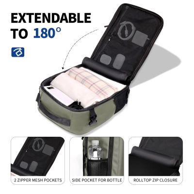 6. Plecak Tech-Protect Defender S50 do Ryanair & Wizzar, na laptopa 20L - oliwkowy