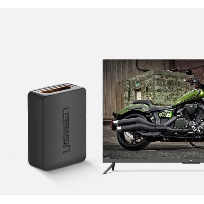 4. Ugreen adapter łącznik złączka HDMI czarny (20107)