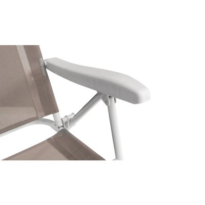 4. Outwell Cromer Toffee Tint Krzesło kempingowe 2 x noga Brązowy