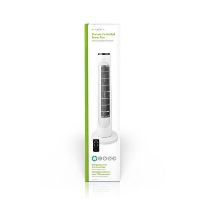 8. Wentylator kolumnowy Nedis 50W biały