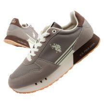 U.S Polo Assn buty sportowe sneakersy męskie modne wygodne brązowe