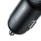8. Ładowarka samochodowa Joyroom JR-CCD04 30W 2x USB-C USB-A z wyświetlaczem - czarna