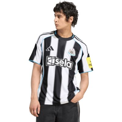Koszulka męska adidas Newcastle United FC 25/26 Home biało-czarna JI7382