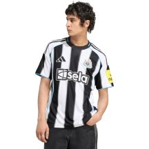 Koszulka męska adidas Newcastle United FC 25/26 Home biało-czarna JI7382