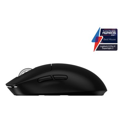9. Logitech G PRO X Superlight 2 myszka Gaming Po prawej stronie RF Wireless Optyczny 32000 DPI