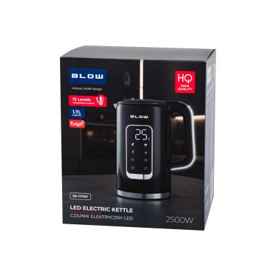 5. Czajnik czarny z wyświetlaczem 2500W BK-17PBT BLOW WI-FI TUYA
