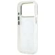 7. Etui Guess IML Shell Script Metal MagSafe na iPhone 17 Pro Max - białe