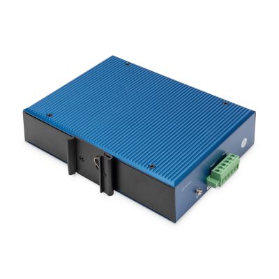 2. Przemysłowy switch 16x 1000Base-TX + 2x uplink 1000Base-FX (bez modułu) DIN rozszerzony zakres temp.