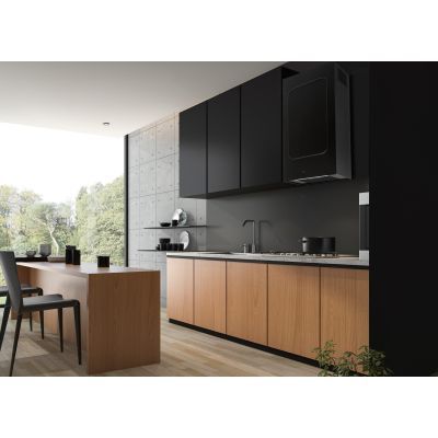 2. OKAP WK-12 CARMEN CZARNY MAT T800 - LINIOWY LED