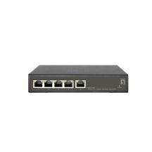 5-portowy gigabitowy przełącznik PoE Smart Lite - 802.3at/af PoE - 4 wyjścia PoE - Budżet mocy 60 W PoE (GES-2105P)
