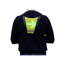 Skateflash Reflective vest Kamizelka Czarny, Zielony Nylon Jeden rozmiar Rowerowa