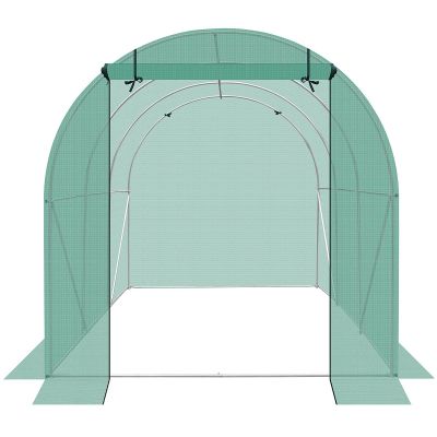 47. SZKLARNIA TUNEL OGRODOWY 200X300X200CM PE KONTRUKCJA STAL ZIELONA