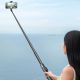 12. Premium selfie stick Wozinsky WRZP1 z automatycznie rozkładanymi nóżkami, funkcja statywu, 1,7m - czarny