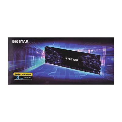 4. Pamięć DDR4 Biostar 8GB 3200MHz Heatsink Storming Vseries