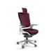 Fotel biurowy Wau 2 BL403 tkanina burgundy/biały