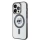 9. Etui Karl Lagerfeld IML Choupette's Head MagSafe na iPhone 15 Pro - przezroczyste