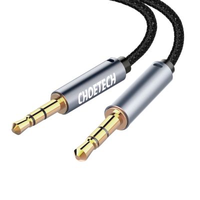 2. Kabel Choetech AUX002 mini jack 3.5mm (męski) / mini jack 3.5mm (męski) 1.2m - czarny