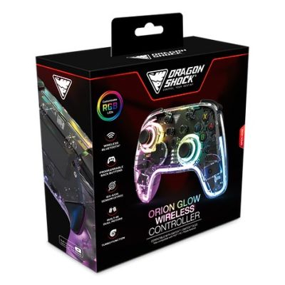6. Dragonshock Orion Glow Czarny Bluetooth Gamepad Analogowa/Cyfrowa Nintendo Switch