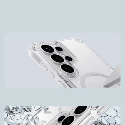 9. Etui Nillkin Nature TPU Pro kompatybilne z MagSafe na Samsung Galaxy S26 Ultra - białe