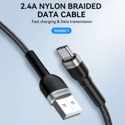 6. Kabel Wozinsky WNBAC1 USB-A / USB-C 2.4A 1 m - czarny