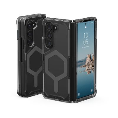 8. Etui UAG Urban Armor Gear Plyo Pro do Samsung Galaxy Z Fold5, ash (grau transparent)/space grau