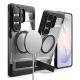 4. Etui Ringke UX Magnetic MagSafe na Samsung Galaxy S26 Ultra - przezroczysto-czarne