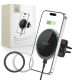 Uchwyt Tech-Protect A2 samochodowy na telefon z ładowarką indukcyjną MagSafe 15W na kratkę nawiewu - czarny