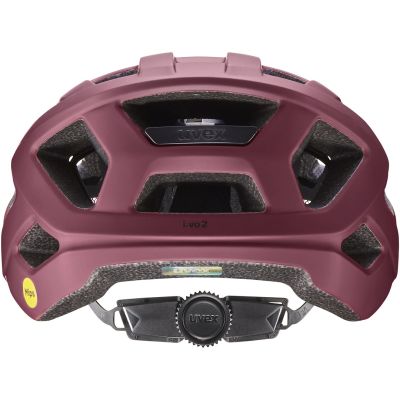 3. Kask rowerowy UVEX I-vo 2 MIPS 56-60cm, cranberry/black matt